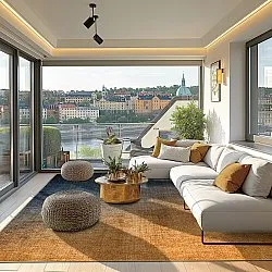 Wilton szőnyeg - Librilla (barna/kék)