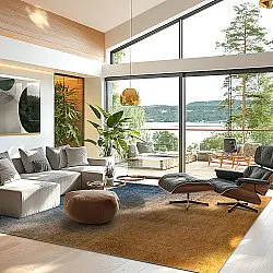 Wilton szőnyeg - Librilla (barna/kék)