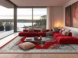 Wilton szőnyeg - Lice (piros/többszínű)