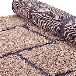 Shaggy szőnyeg - Lindley Natural Cotton Shaggy (rózsaszín/lila)