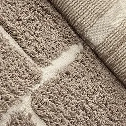 Shaggy szőnyeg - Lindley Natural Cotton Shaggy (szürkés/szürkés)