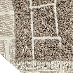 Shaggy szőnyeg - Lindley Natural Cotton Shaggy (szürkés/szürkés)