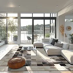 Wilton szőnyeg - Livada (fehér/többszínű)