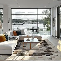 Wilton szőnyeg - Livada (fehér/többszínű)