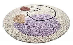 Kerek szőnyeg - Londa Natural Cotton Shaggy (többszínű)