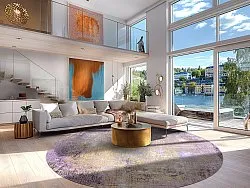 Kerek szőnyeg - Loures (lila)