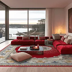 Wilton szőnyeg - Lukla (piros)