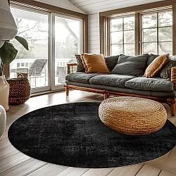 Kerek szőnyeg - Lynton (fekete)