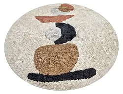 Kerek szőnyeg - Mantona Natural Cotton Shaggy (többszínű)