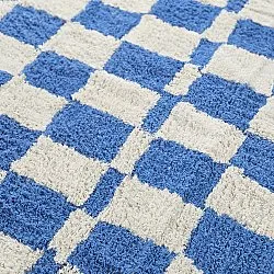 Kerek szőnyeg - Maranello Natural Cotton Shaggy (kék)