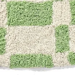 Kerek szőnyeg - Maranello Natural Cotton Shaggy (zöld)