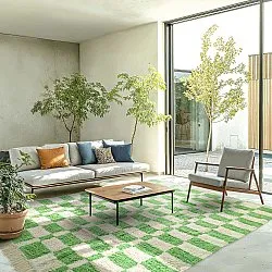 Shaggy szőnyeg - Maranello Natural Cotton Shaggy (zöld)