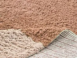 Shaggy szőnyeg - Mareto Natural Cotton Shaggy (barna)