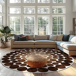 Kerek szőnyeg - Marineo (barna)