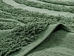 Shaggy szőnyeg - Mavis Natural Cotton Shaggy (zöld)