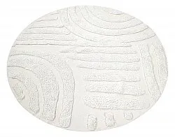 Kerek szőnyeg - Mavis Natural Cotton Shaggy (offwhite)