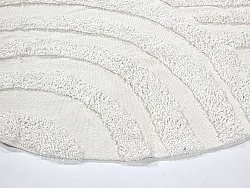 Kerek szőnyeg - Mavis Natural Cotton Shaggy (offwhite)