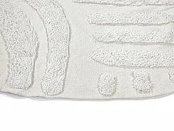 Kerek szőnyeg - Mavis Natural Cotton Shaggy (offwhite)