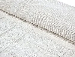 Kerek szőnyeg - Margo Natural Cotton Shaggy (offwhite)