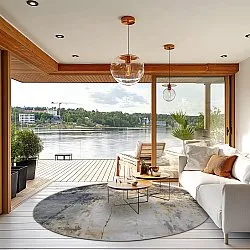 Kerek szőnyeg - Melazzo (szürke/többszínű)