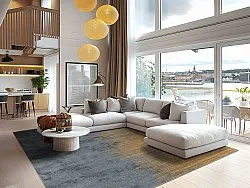 Wilton szőnyeg - Mileto (szürke/arany)