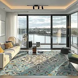 Wilton szőnyeg - Mojácar (kék)