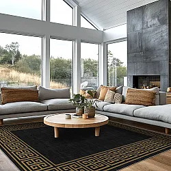 Wilton szőnyeg - Myra (fekete/arany)