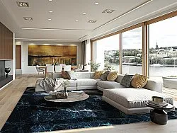 Wilton szőnyeg - Narbolia (kék/többszínű)