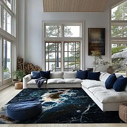 Wilton szőnyeg - Narbolia (kék/többszínű)