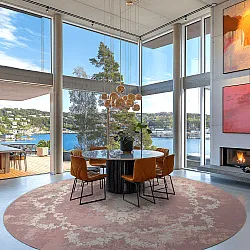 Kerek szőnyeg - Nefta (rózsaszín)