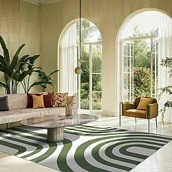 Wilton szőnyeg - Obidos (zöld/fehér)