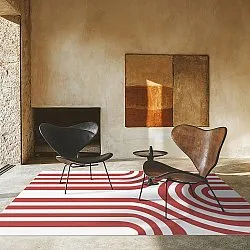 Wilton szőnyeg - Obidos (piros/fehér)