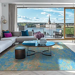 Wilton szőnyeg - Pavoa (kék)