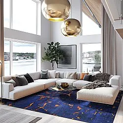 Wilton szőnyeg - Peralta (kék)