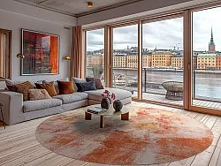 Kerek szőnyeg - Periana (rózsaszín/többszínű)