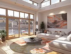 Kerek szőnyeg - Periana (rózsaszín/többszínű)