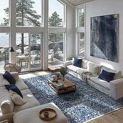 Wilton szőnyeg - Perouges (kék)