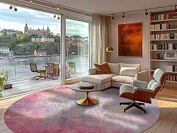 Kerek szőnyeg - Perugia (rózsaszín)