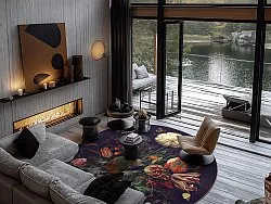 Kerek szőnyeg - Rich Flowers (többszínű)