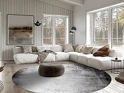 Kerek szőnyeg - Rosia (szürke)