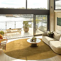 Kerek szőnyeg - Saranda (arany)