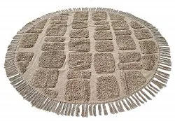 Kerek szőnyeg - Salem Natural Cotton Shaggy (tópszín)