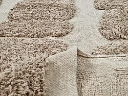 Kerek szőnyeg - Salem Natural Cotton Shaggy (tópszín)