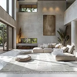 Shaggy szőnyeg - Salem Natural Cotton Shaggy (offwhite)