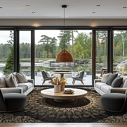 Wilton szőnyeg - Sandrigo (fekete/arany)