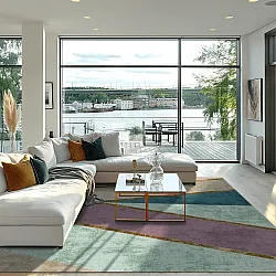 Wilton szőnyeg - Sanya (kék/többszínű)