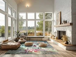 Wilton szőnyeg - Satriano Blur (szürke/többszínű)