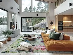 Wilton szőnyeg - Satriano Blur (szürke/többszínű)