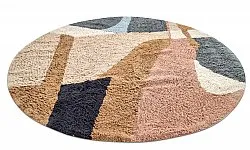 Kerek szőnyeg - Sion Natural Cotton Shaggy (többszínű)