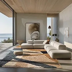 Shaggy szőnyeg - Sion Natural Cotton Shaggy (többszínű)